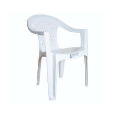 Крісло пластикове IRAK PLASTIK Bahar EKO білий
