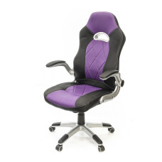 Кресло геймерское Форсаж 8 PL GTR TILT Фиолетовый/Черный