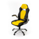 Кресло геймерское Форсаж 8 PL GTR TILT Черный / Желтый