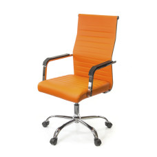 Кресло Аклас Кап FX СН TILT Оранжевый (PU orange)