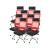 Комплект крісел Крокус CH TILT 8 шт Чорний (Чорний Червоний)