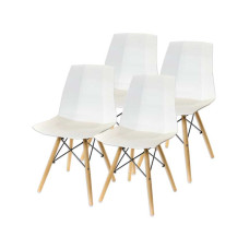 Комплект стульев Аклас Бри EX 4 шт Белый