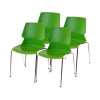 Комплект стульев Аклас Пекин CH 4 шт Зеленый