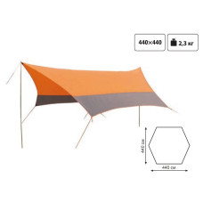 Тент із стійками Tramp Lite Tent orange