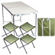 Комплект мебели складной стол с четырьмя стульями Ranger ST 401