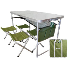 Комплект меблів складаний стіл з чотирма стільцями Ranger TA 21407 + FS21124