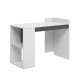 Письмовий стіл Модест Антрацит / Білий (МC-330) 110х52x82 лівий