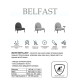 Крісло Soft Lounge Belfast 24 / Чорний (D31) 75x82x80