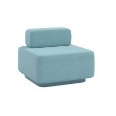 Кресло Corner Grey Blue (D61) 80x80x65