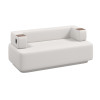 Диван SAC Cream (D90) с розеткой 220Вт/USB или Type-C/Беспроводная зарядка 1700x80x65