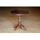 Круглий дерев'яний стіл Чумак темний горіх d800