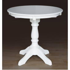 Круглый деревянный стол Чумак белый d800