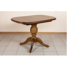 Розкладний дерев'яний стіл Тріумф горіх рустикаль 1050х750