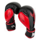 Боксерские перчатки PowerPlay 3007 Черные карбон 16 унций