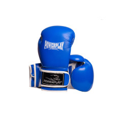 Боксерские перчатки PowerPlay 3019 Синие 10 унций