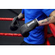 Боксерские перчатки PowerPlay 3011 Черно-белые карбон 12 унций