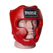 Боксерский шлем тренировочный PowerPlay 3043 Красный S