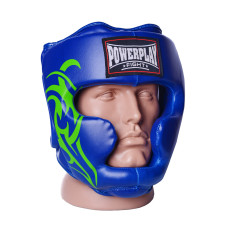 Боксерский шлем тренировочный PowerPlay 3043 Синий XL