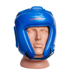 Боксерский шлем турнирный PowerPlay 3045 Голубой L