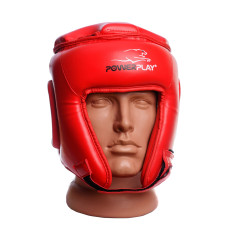 Боксерский шлем турнирный PowerPlay 3045 Красный M