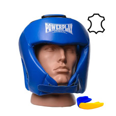Боксерський шолом турнірний PowerPlay 3049 Синій XL