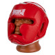 Боксерский шлем тренировочный PowerPlay 3100 PU Красный M