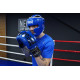 Боксерский шлем тренировочный PowerPlay 3100 PU Синий S