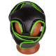 Боксерський шолом тренувальний PowerPlay 3100 PU Чорно-зелений XS