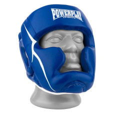 Боксерский шлем тренировочный PowerPlay 3100 PU Синий XL