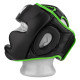 Боксерський шолом тренувальний PowerPlay 3100 PU Чорно-зелений XL