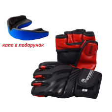 Перчатки для ММА EDGE Blade ЭКОкожа ERM7 Black/Red M