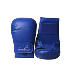 Перчатки для каратэ PowerPlay 3027 Синие S