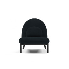 Крісло для тераси Soft Lounge чорне 800x820x750, GARDI RAJSKI PTAK 30