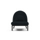 Крісло для тераси Soft Lounge чорне 800x820x750, GARDI RAJSKI PTAK 30