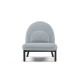 Кресло для террасы Soft Lounge светло-серое 800x820x750, GARDI RAJSKI PTAK 28