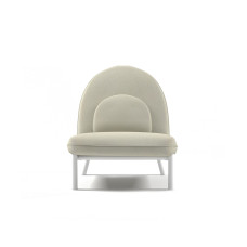 Крісло для тераси Soft Lounge біле 800x820x750, GARDI RAJSKI PTAK 04