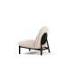 Крісло інтер'єрне зі столиком Soft Lounge світло-сіре 800x820x750, Fabric Lab Belfast 21