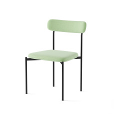 Мягкий эргономичный стул со спинкой на металлокаркасе Martin 53x48,5x78 см зеленый