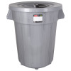 Бак для сміття Planet №6 120 л сірий металік