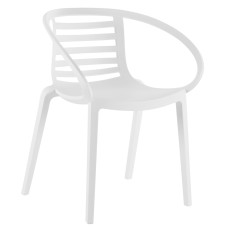 Кресло пластиковое Papatya MAMBO белое