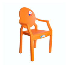 Кресло пластиковое детское Afacan оранжевое