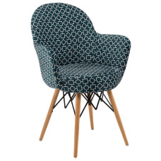 Кресло Tilia Gora-V ножки буковые, сиденье с тканью ARTCLASS 808