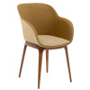 Крісло Tilia Shell-W Pad ніжки букові, сидіння з тканиною PIED DE POULE 04