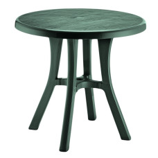 Стол круглый Irak Plastik Royal 80 см зеленый