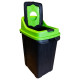 Бак для сортировки мусора Planet Re-Cycler 70 л черный – зеленый (стекло)