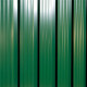 Сарай металлический ECO 362,7x322x196 см зеленый с белым.