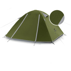 Палатка двухместная Naturehike P-Series NH18Z022-P, 210T/65D, темно-зеленая
