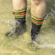 Носки водонепроницаемые Dexshell Ultra Dri Sports, р-р XL, с оранжевой полосой.