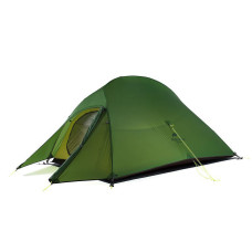 Палатка сверхлегкая двухместная с футпринтом Naturehike Сloud Up 2 Updated NH17T001-T, 20D, темно-зеленый