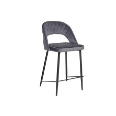 Полубарный стул B-125 серый